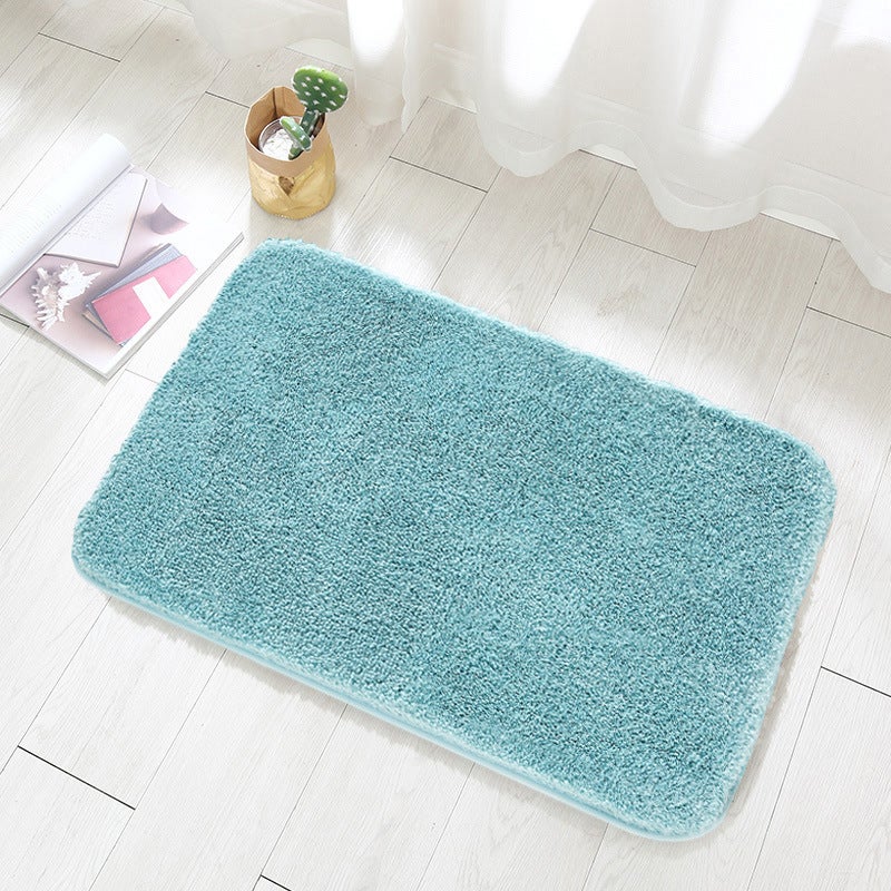Wyjątkowo Gruby Antypoślizgowy Dywanik Łazienkowy z Mikrofibry Absorbujący Wodę do Prania w Pralce (Zielony, 40 x 60 cm)