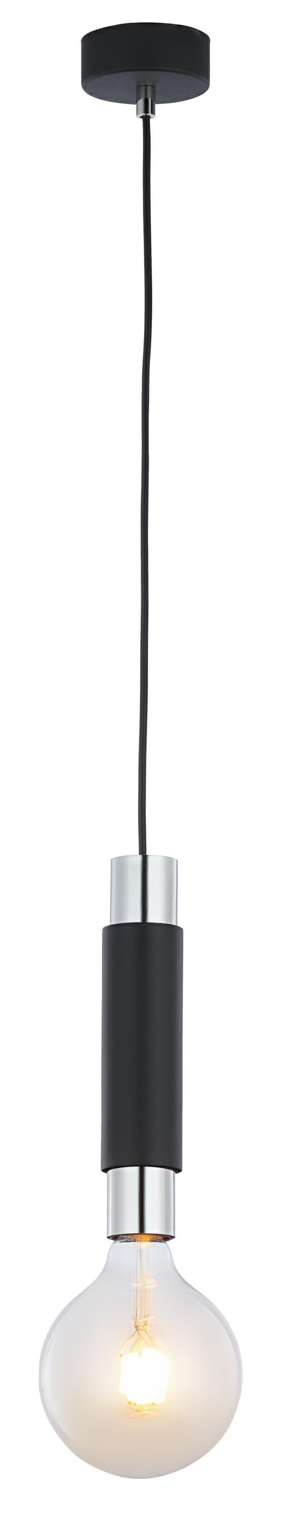 Lampa wisząca LILE JUPITER czarny/srebrny E27 29-60x6x6 cm 1 szt.