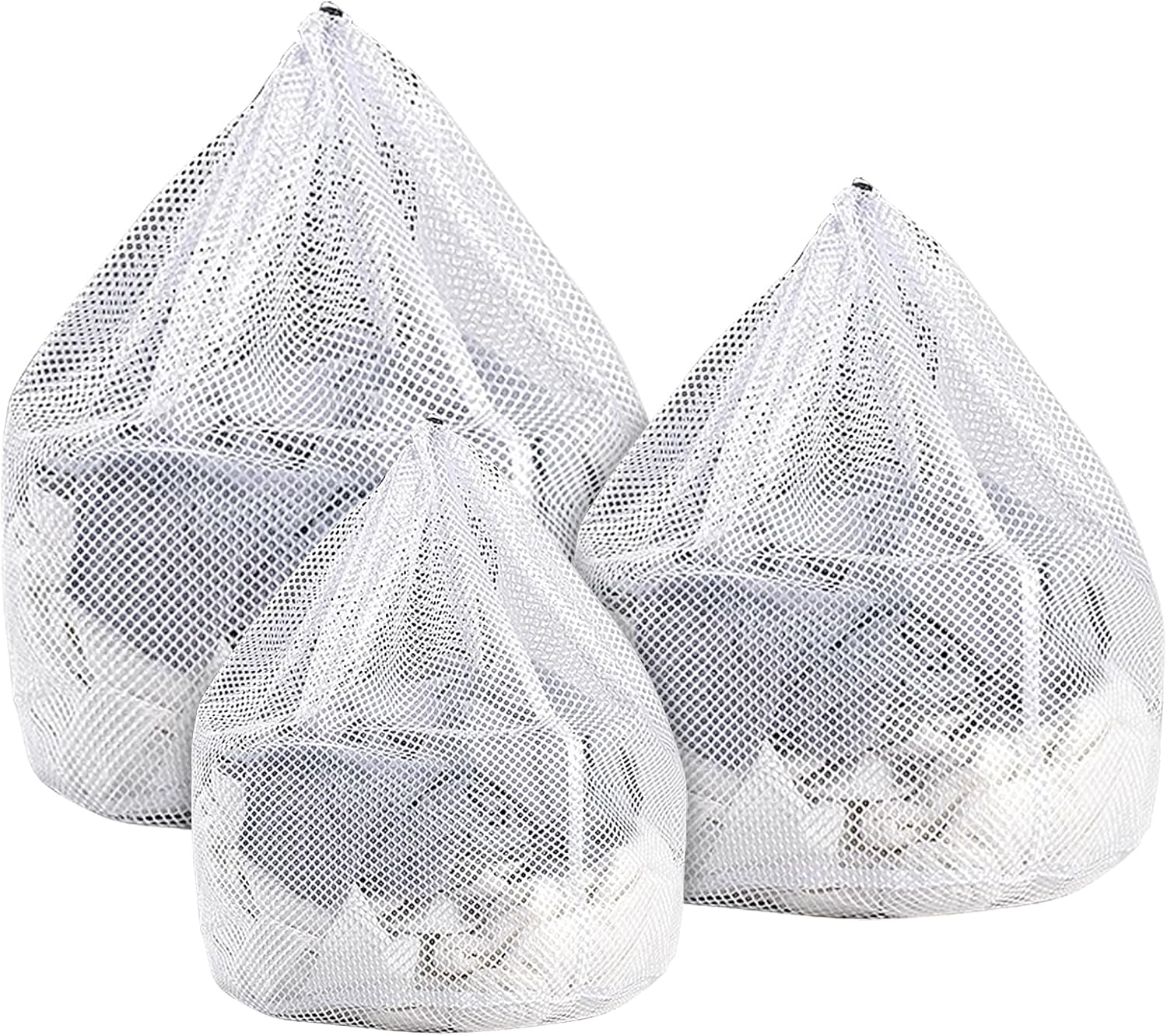 3-częściowa siatka do prania w pralce, worek na brudną bieliznę do prania w pralce, torba podróżna na pranie, worek ze ściągaczem, wielokrotnego użytk