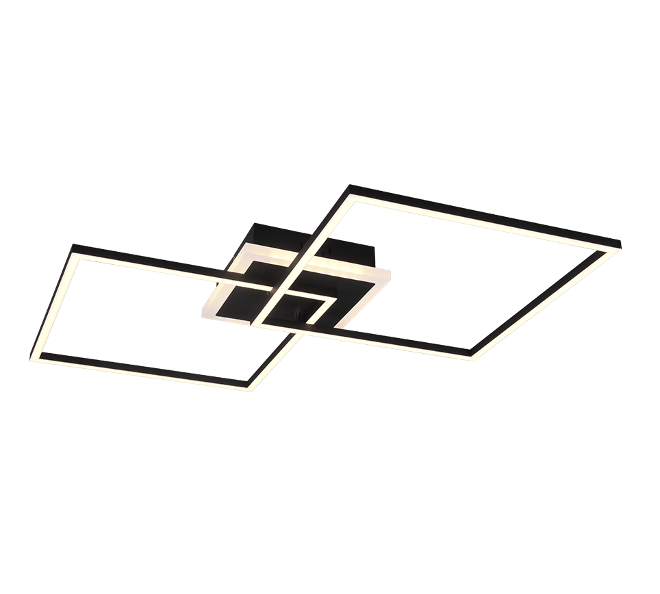 Lampa sufitowa nowoczesna wbudowany LED ARRIBO czarny RL R62843132