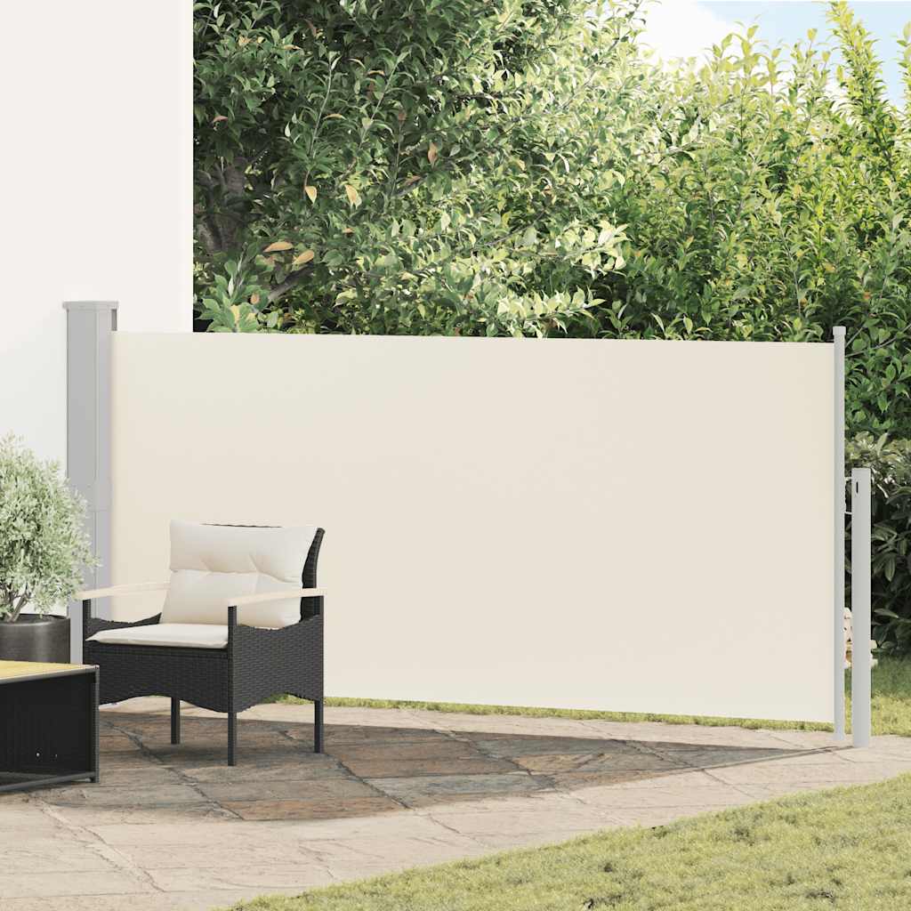 Zwijana markiza boczna, 140 x 300 cm, kremowa vidaXL