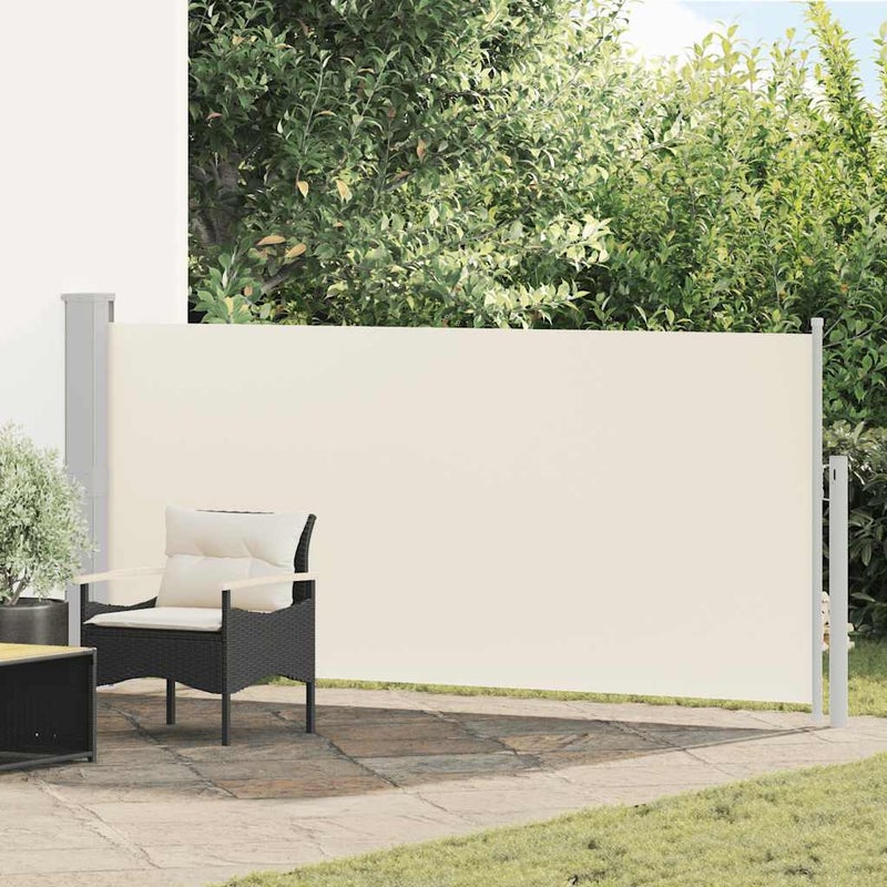 Zwijana markiza boczna, 140 x 300 cm, kremowa vidaXL