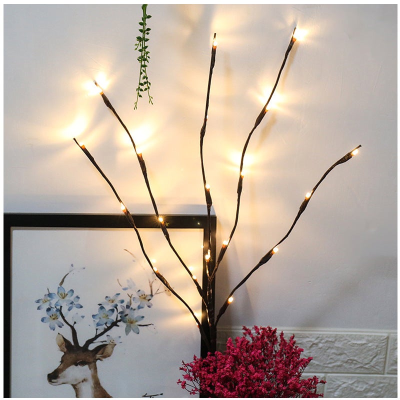 Lampy gałęziowe, ciepłe światło, idealne do dekoracji wazonów (zestaw 3 szt.)