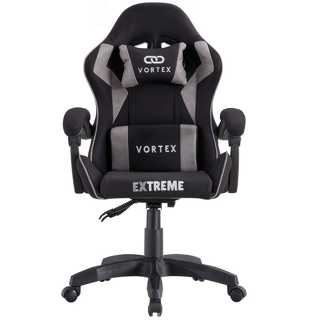 Fotel gamingowy oddychający materiał odchylane oparcie VORTEX Gray