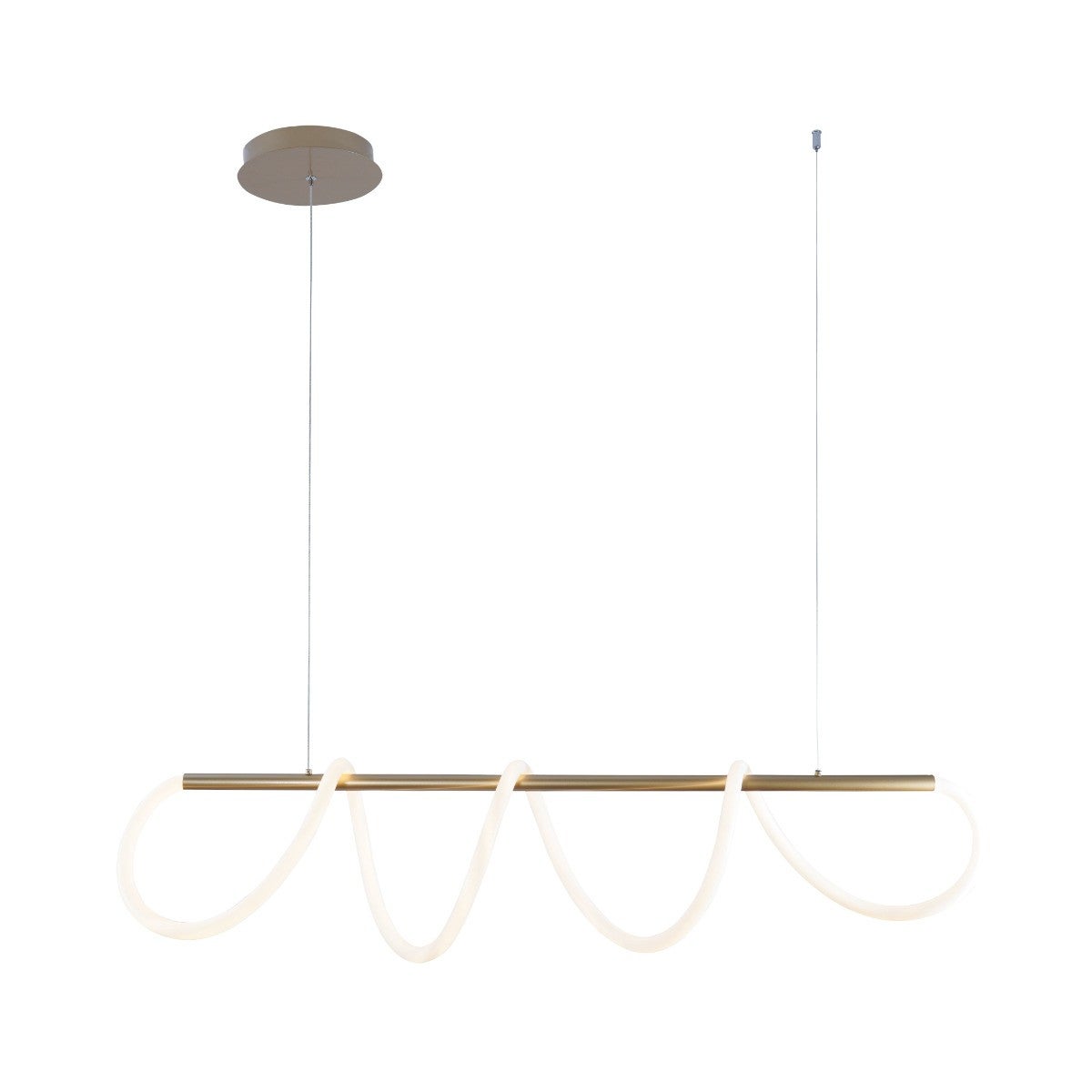 Lampa wisząca neonowy wąż BALBO LED 45W Zuma Line 20006PM-GD