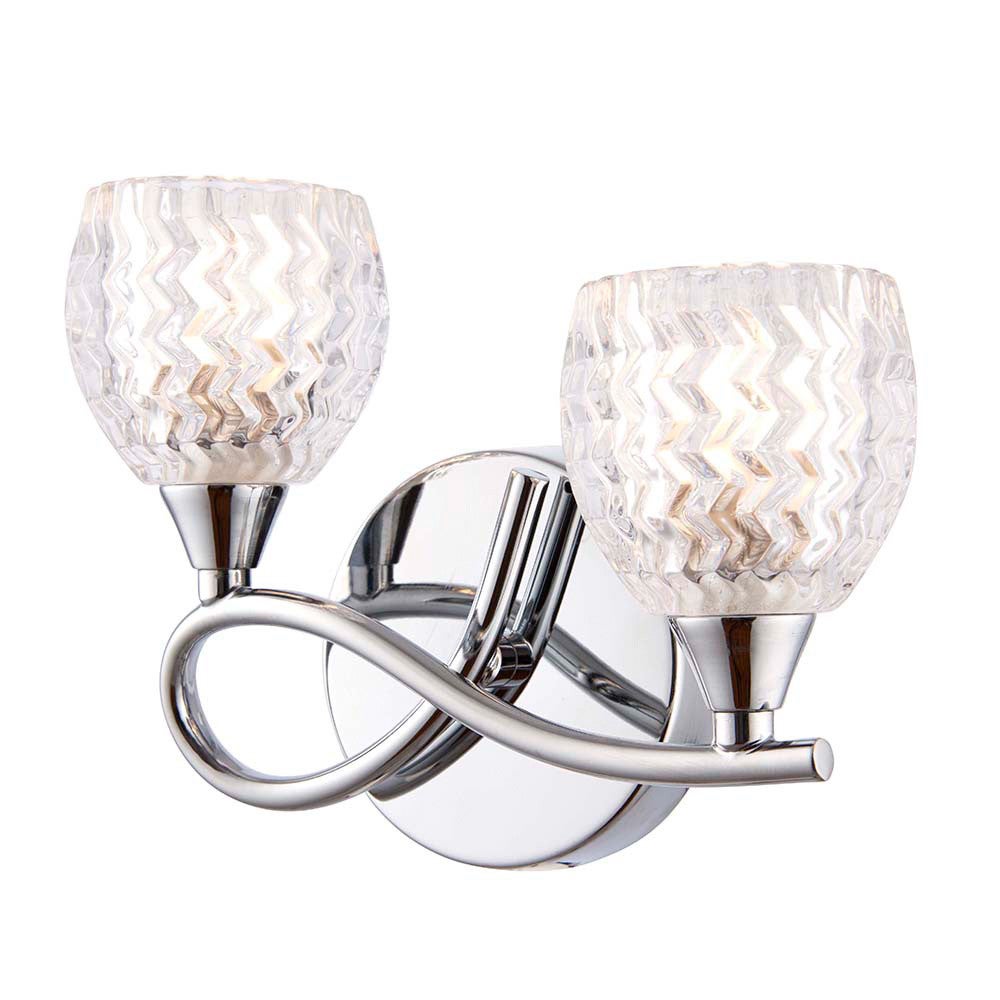 Kinkiet BOYER chromowany 2xG9x15W metal wym:16,5x21,5x9,5cm IP20 Endon