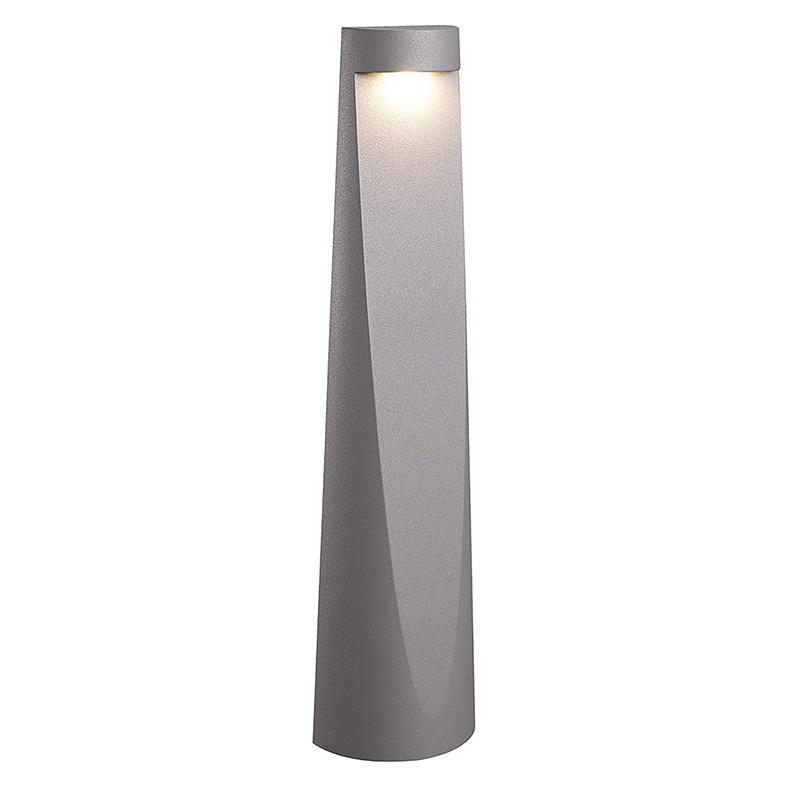 EDDIE Bollard LED Latarnia słupkowa 7W 50° IP65 4000K 833lm Szara lakierowana odlewana ciśnieniowo konstrukcja aluminiowa - Rossini Illuminazione