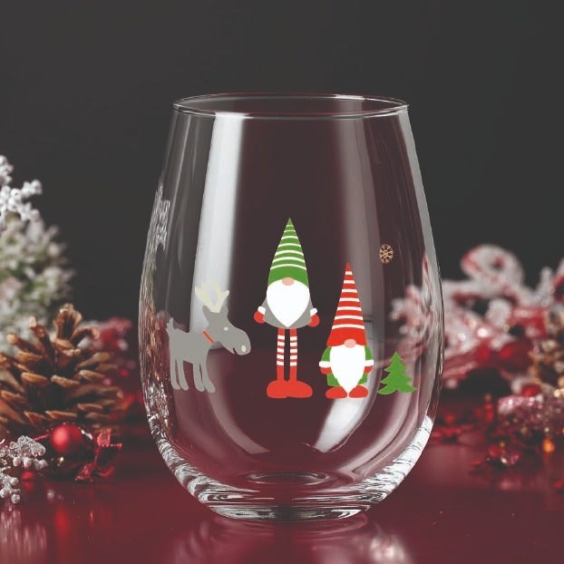 Świąteczne Szklanki Do Wody Christmas Collection Krasnale KROSNO 550 ml 3 szt.