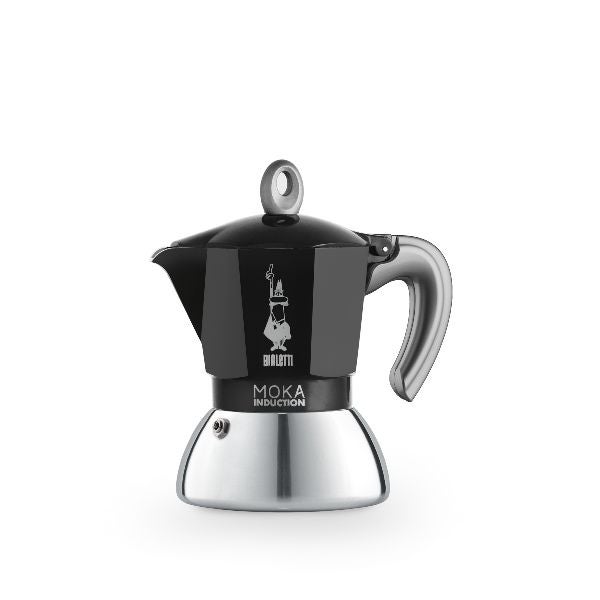 Kawiarka Bialetti Moka Induction kompatybilna z indukcją i 2 filiżanki czarna