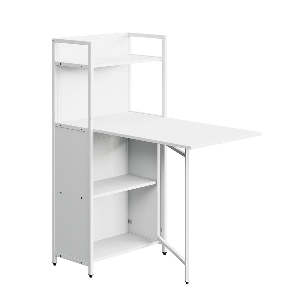 Vicco Biurko Savio, Biały, 30-100 x 57 cm ze składanym blatem