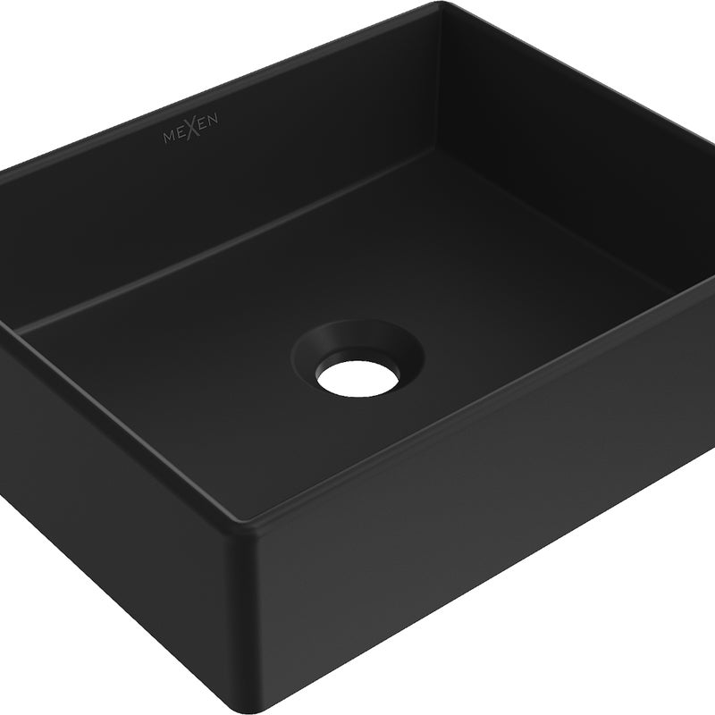 Mexen Goya umywalka nablatowa 40 x 32 cm, czarna mat - 22184085