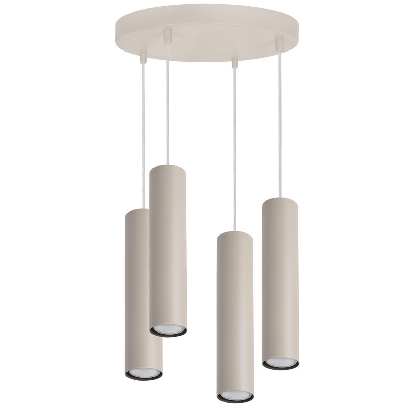 Lampa sufitowa wisząca Light Home LH Tuba okrągła 4x GU10 kaszmirowy