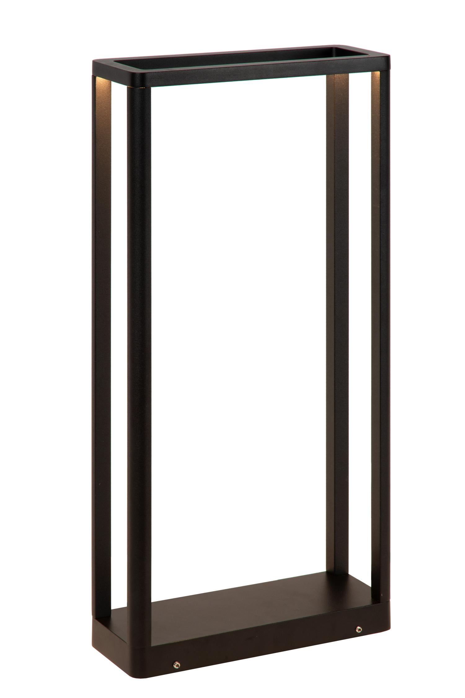 Lampa ogrodowa stojąca Narvik czarna LED 9.2W 3000K 270lm IP65 wym: 50 x 23 x 8,6 cm aluminium Lucide