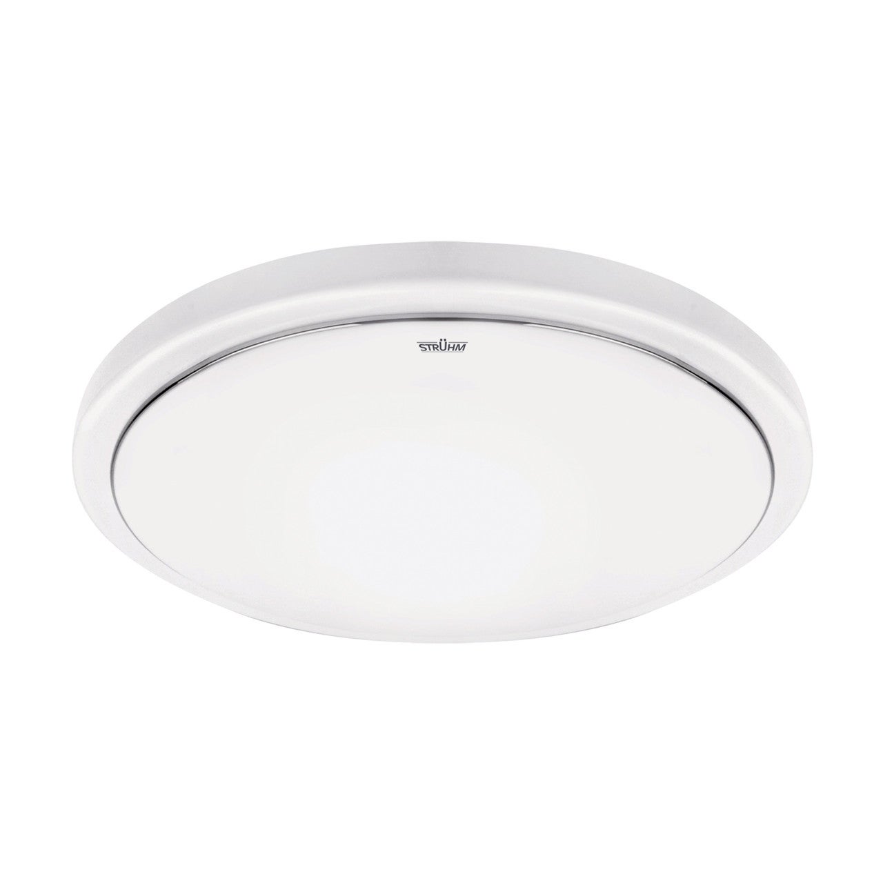 Plafon Sola okrągły biały LED 18W 4100K 1235lm wym: 6,3 x 29 cm IP44 tworzywo sztuczne Struhm