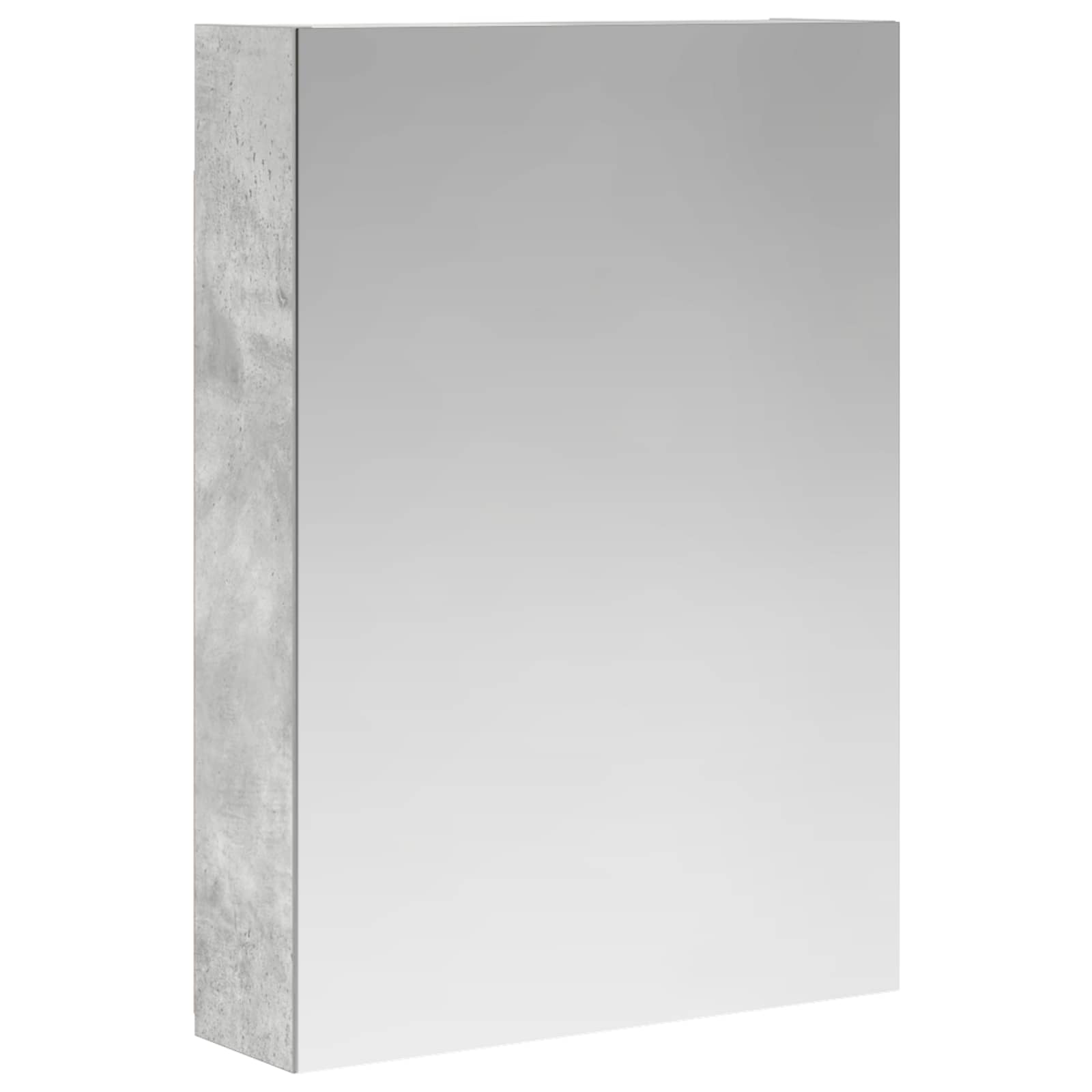 Szafka z lustrem do łazienki Betonowy szary 50 x 14,5 x 70 cm