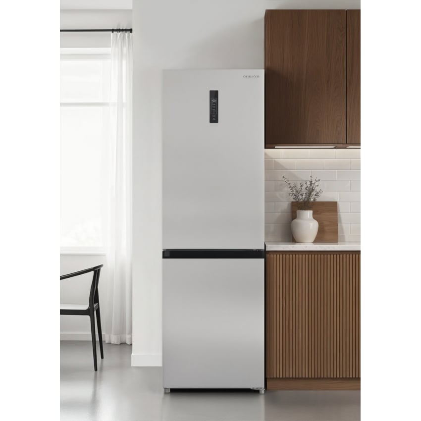 CREATE - FRIDGE STUDIO COMBI PRO 402 - Chłodziarko-zamrażarka 402 l No Frost z funkcją Space Pro i Care+ - Inox