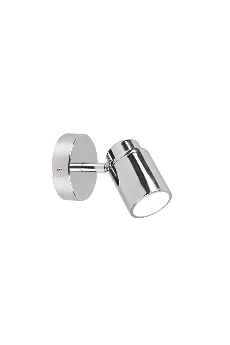 Reflektor cylindryczna tuba BRISA chromowany 1xGU10x5W metal wym:15,5x10,5x9cm IP44 Trio
