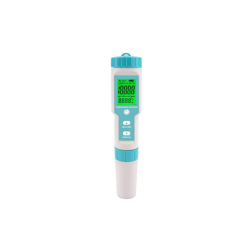 7-w-1 cyfrowy tester pH i zasolenia do basenów