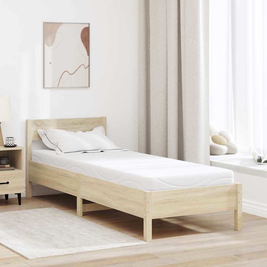 Materac Biały 70 x 200 cm Tkanina żakardowa vidaXL