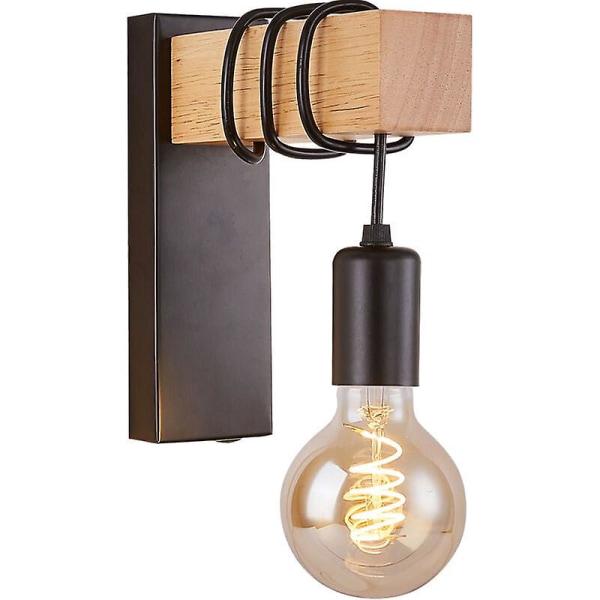 Kinkiet retro, standardowe gniazdo E27, styl industrialny, metalowa lampa ogrodowa, dekoracja industrialna do salonu lub sypialni (żarówka nie jest do