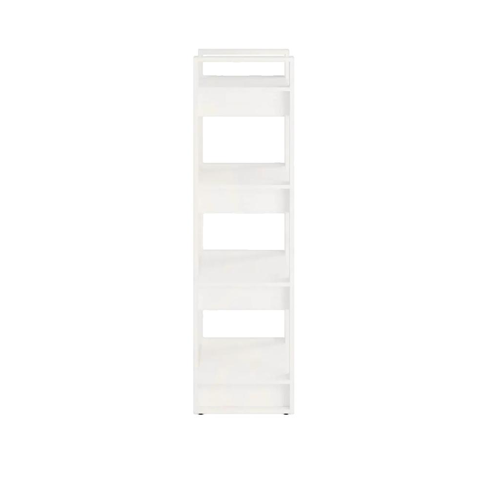 Regał vidaXL Drewno lite Biały 60x35x125 cm Wielofunkcyjny
