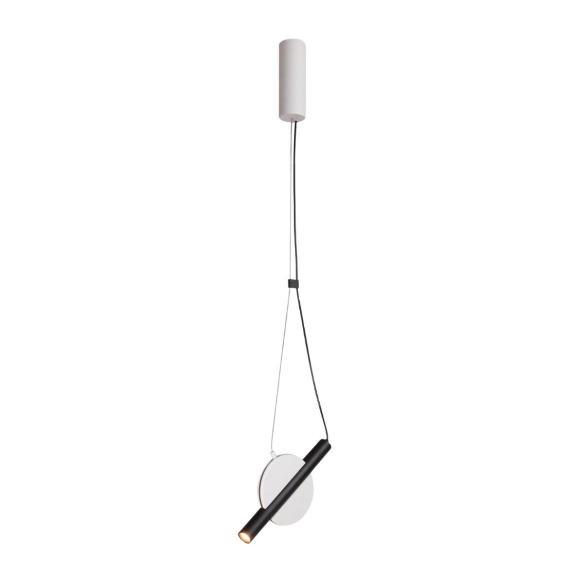 Lampa wisząca designerska biała Enigma Maytoni MOD150PL-L5W3K