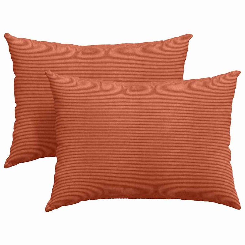 Poduszki na sofę 2 pcs Czerwono-pomarańczowy 70 x 50 cm