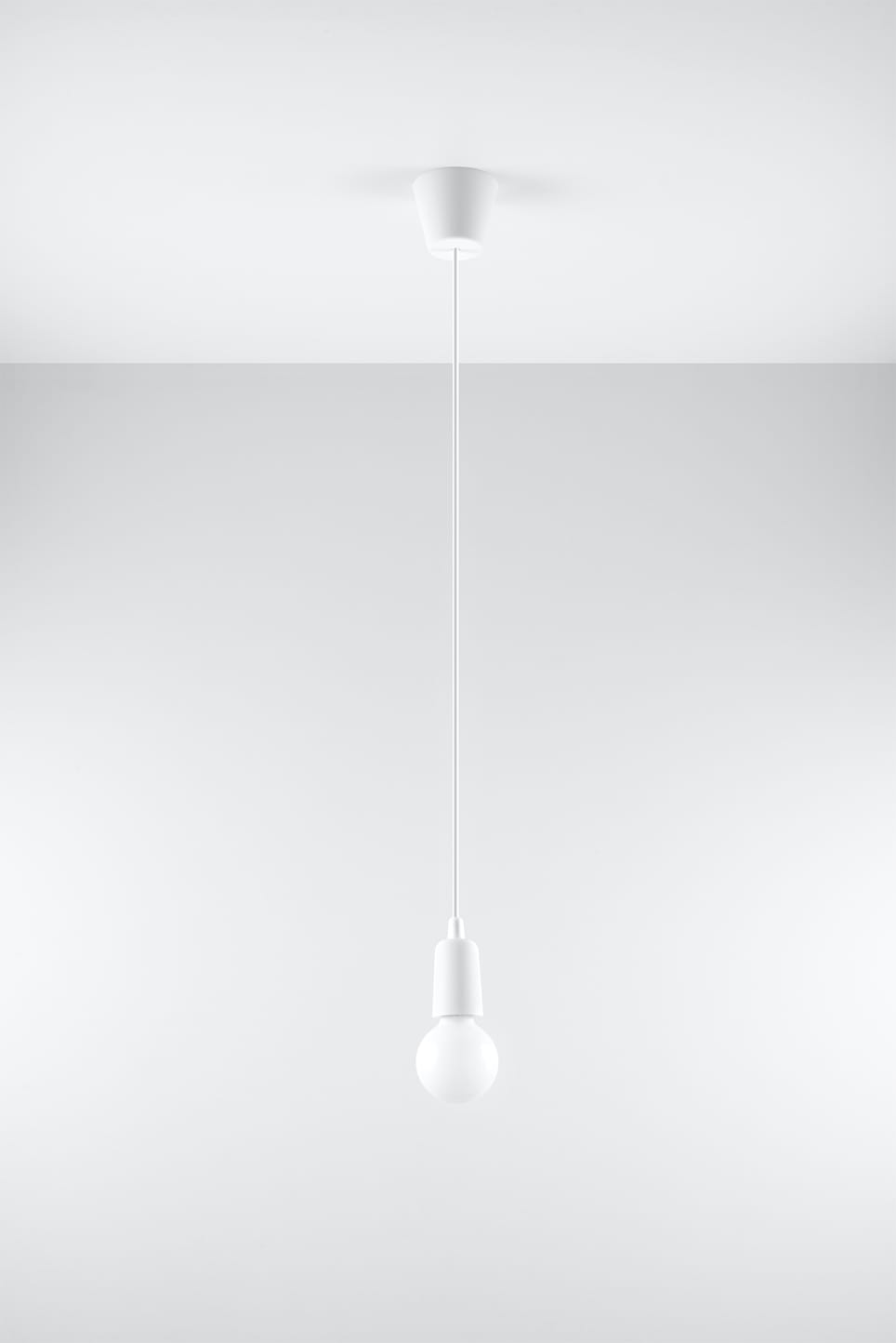 Lampa wisząca DIEGO 1 biała Sollux Lighting SL.0569