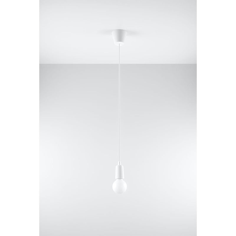 Lampa wisząca DIEGO 1 biała Sollux Lighting SL.0569