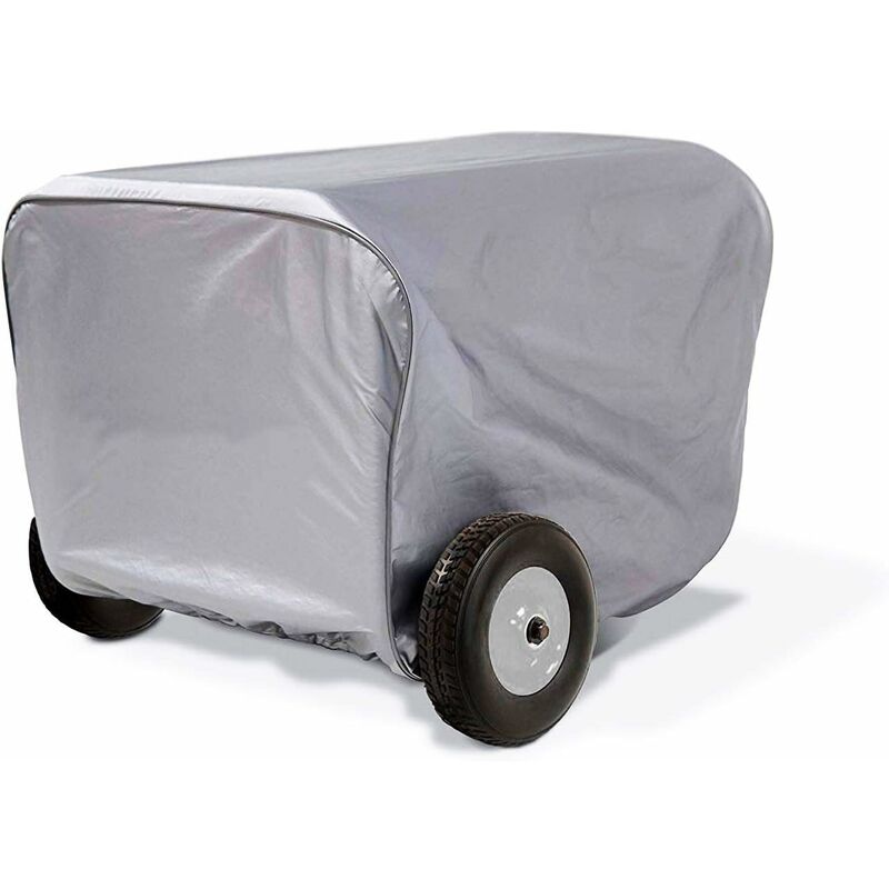 Pokrowiec ochronny na generator inwerterowy i generator przenośny do użytku na zewnątrz, srebrny, 63,5 x 60 x 51,5 cm