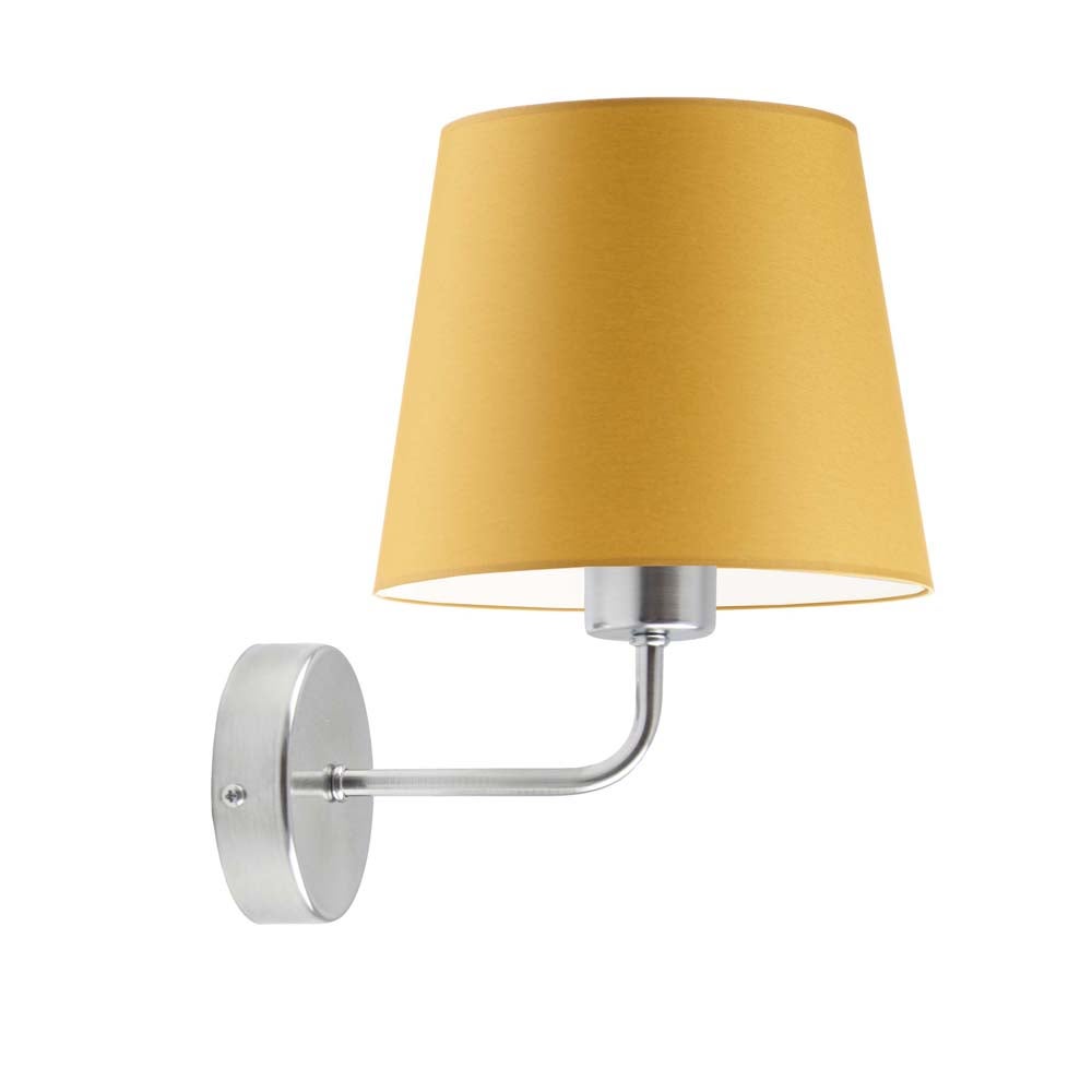 Kinkiet fajka lampa ścienna lampa na ścianę z abażurem stożek BLUES