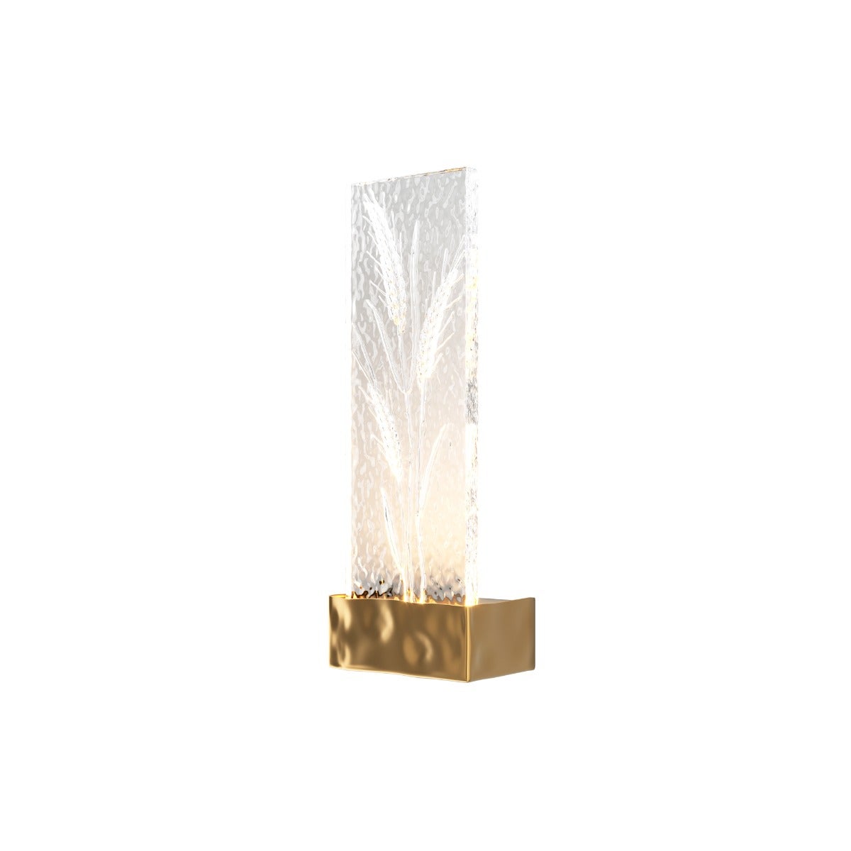 Kinkiet ścienny art deco mosiężny akrylowy roślinny motyw LED 2W ORNATE Maytoni