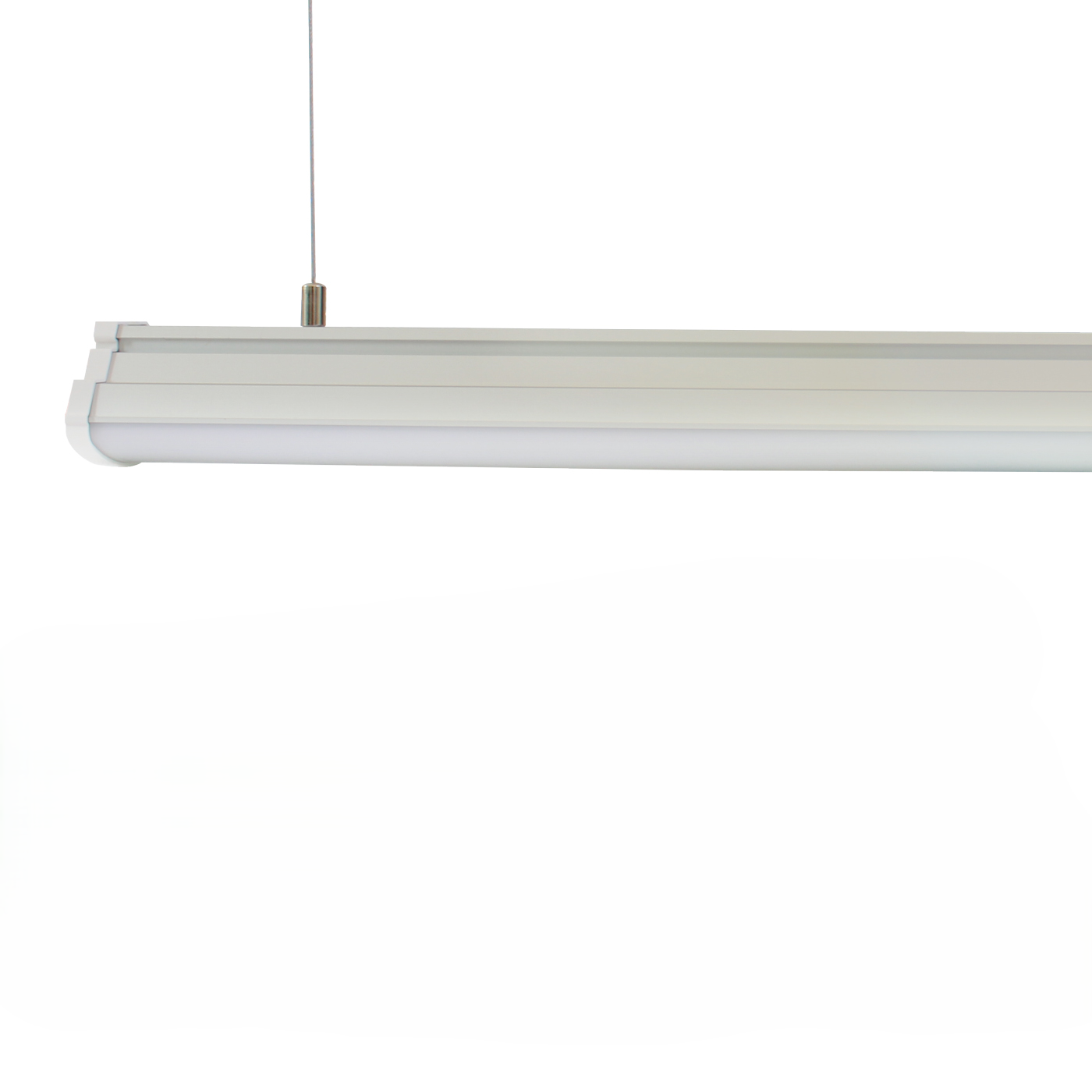 Alcapower Plafoniera LED Rail 60W 150cm IP44 6000lm 4500K światło naturalne, idealna do oświetlenia profesjonalnego i technicznego
