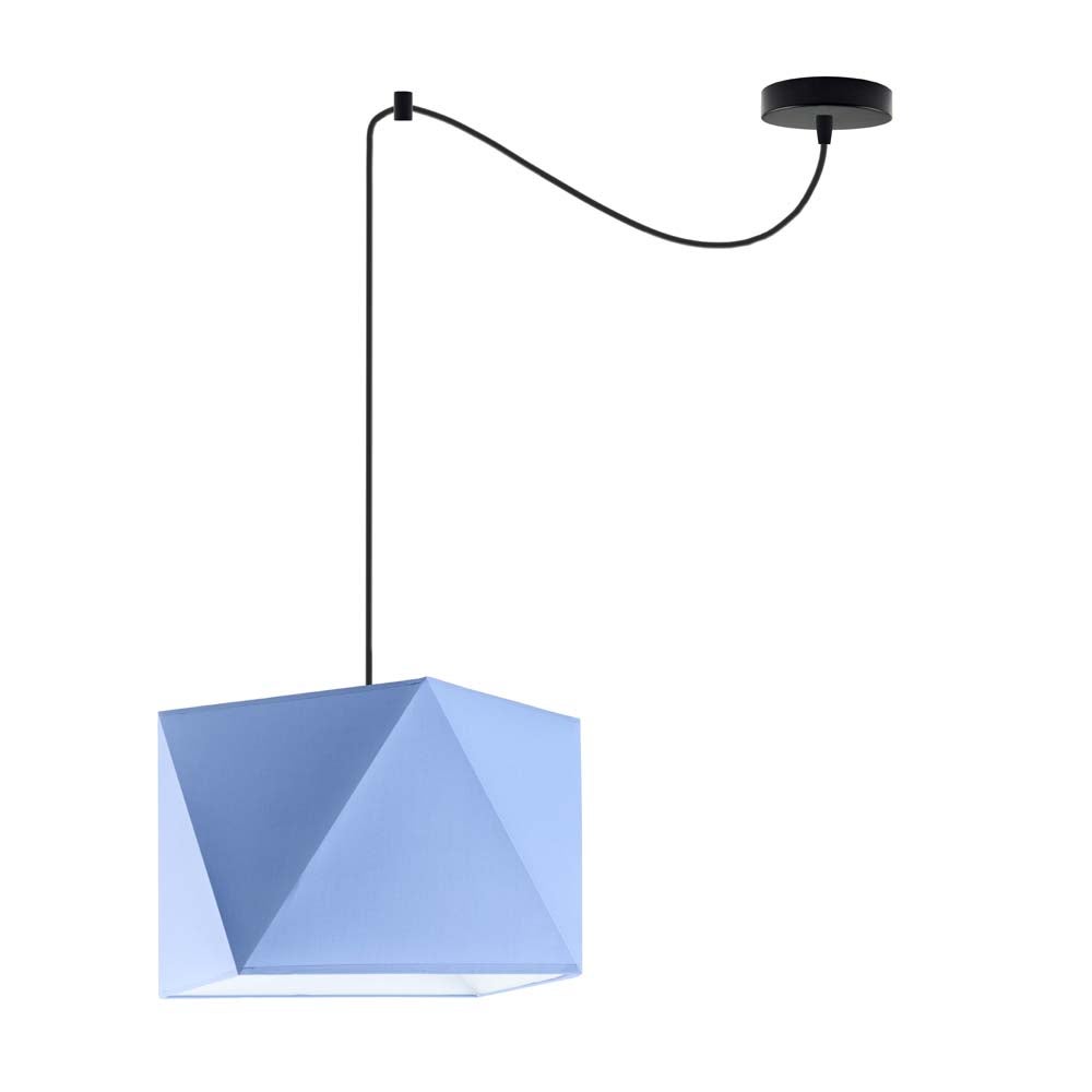 Lampa wisząca zwis żyrandol sufitowa z abażurem diament POP Z1