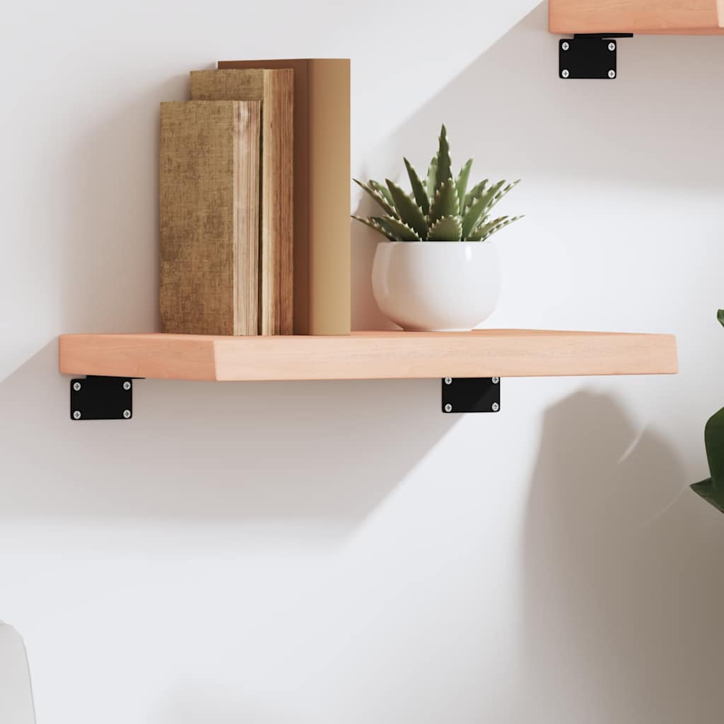 vidaXL Półka, 40x30x(2-4) cm, surowe lite drewno dębowe