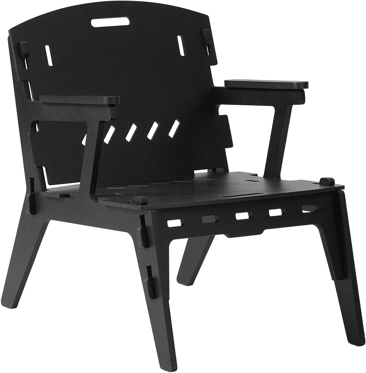 SoBuy Fotel Czarny 72x55x70 cm HFST02-SCH