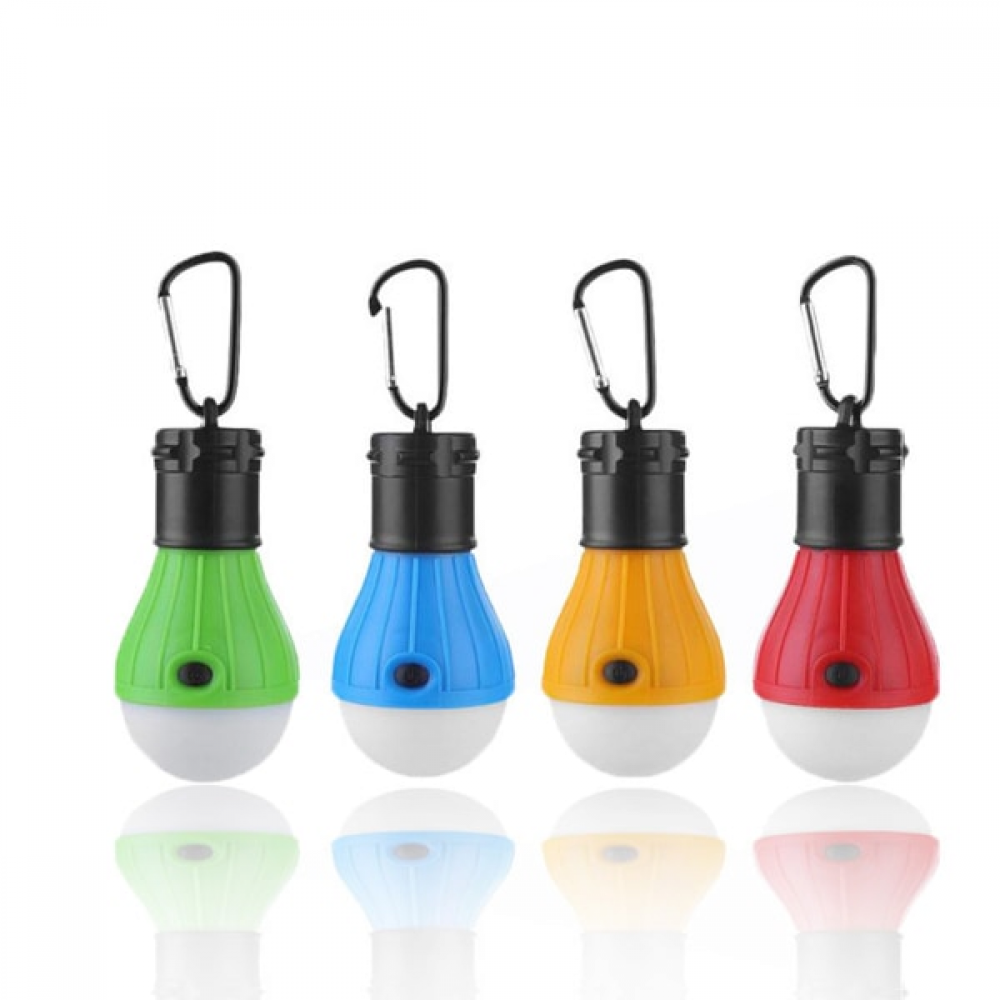Zestaw 4 przenośnych lamp LED do namiotu z hakiem zaciskowym, lampa awaryjna na huragan, lampa kempingowa LED, latarnia