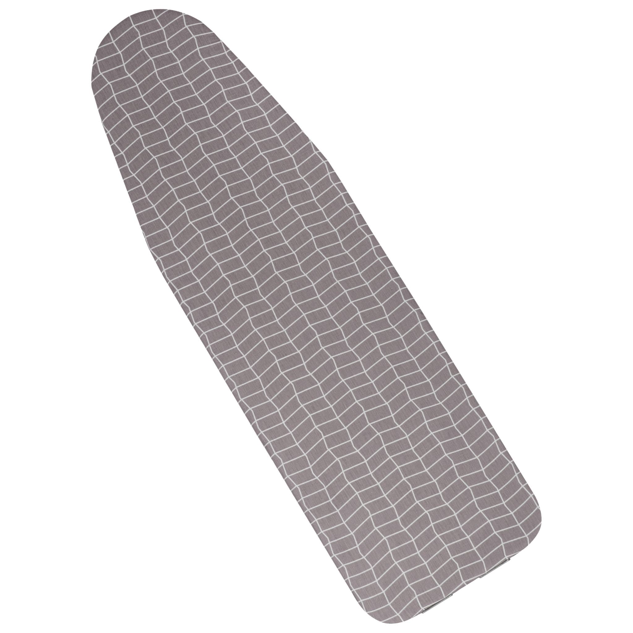Pokrowiec na Deskę do Prasowania 48 X 128 CM - Uniwersalny - Bawełna - Filc - Rozmiar L - Brązowa Zygzaki - KOTARBAU