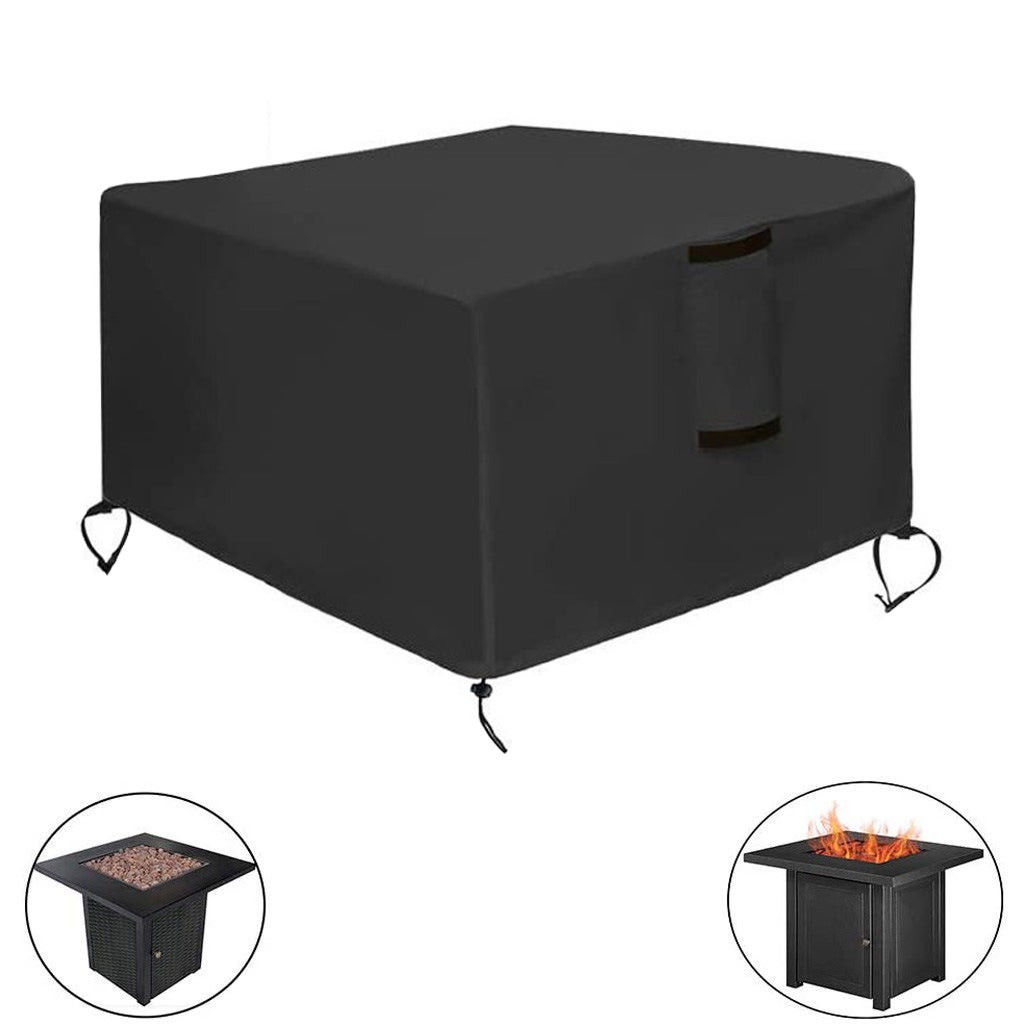 Pokrowiec ochronny na grill zewnętrzny 420D, pokrowiec ochronny na meble ogrodowe, wodoodporny i odporny na promieniowanie UV, 120x120x72CM