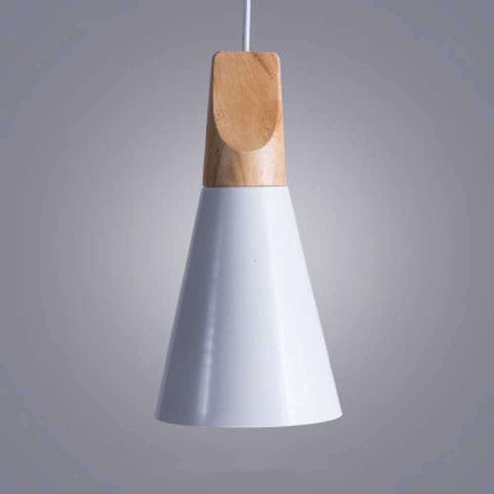 Żyrandol LED E27, nowoczesna prosta lampa wisząca, metalowy klosz, designerska lampa sufitowa, industrialne oświetlenie dekoracyjne w stylu retro – bi