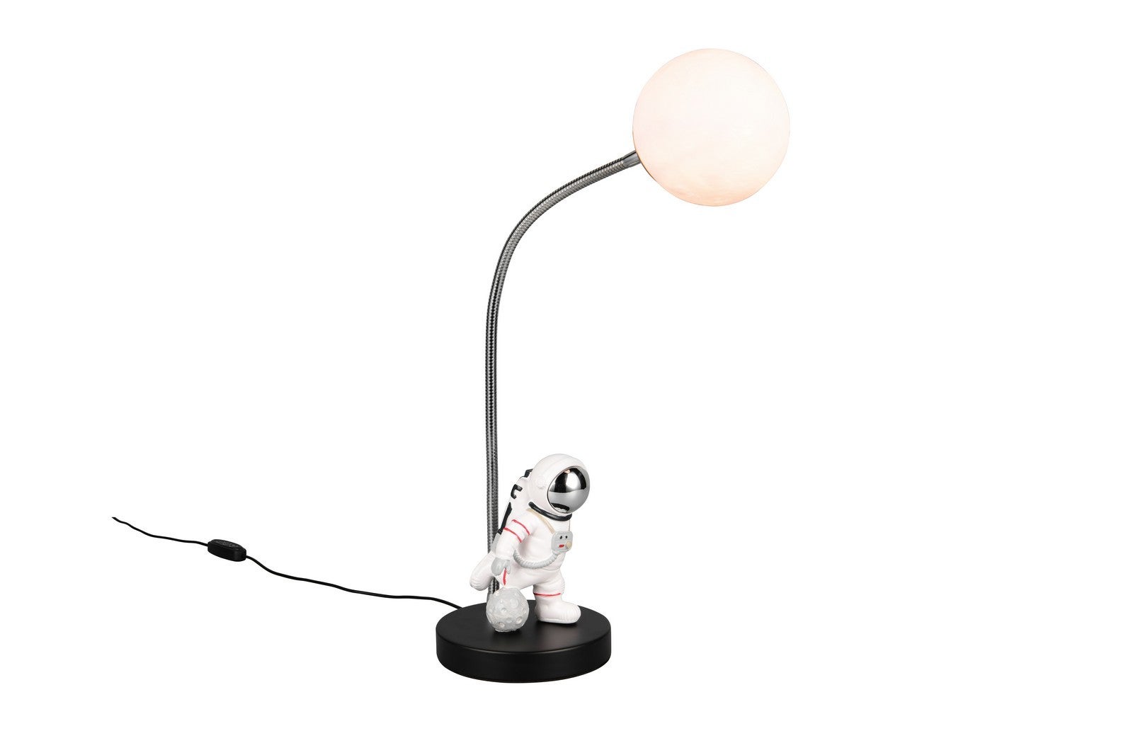Lampa stołowa LED ARM czarno-biała 1.5W ciepła 100lm żywica wym:44x15x43cm IP20 RL