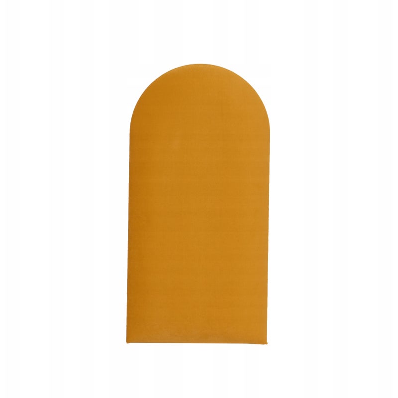 Panel Tapicerowany Płotek Komvortowy 60x20 cm Żółte Smart Velvet Ścienny