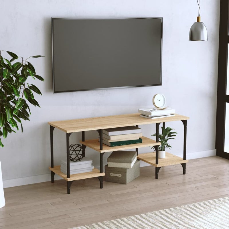 Szafka TV, dąb sonoma, 102x35x45,5 cm, materiał drewnopochodny vidaXL
