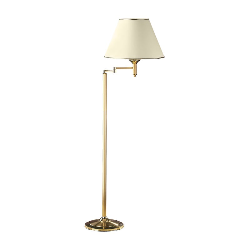 Lampa podłogowa regulowana Classic Jupiter złota E27 158x40x68 cm 1 szt.
