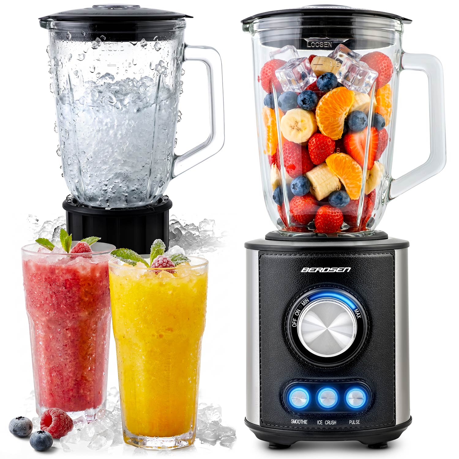 Blender kielichowy 800W BD-751 Berdsen czarny