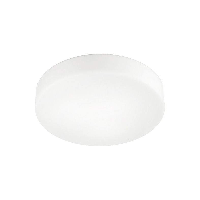 Okrągła lampa sufitowa Binnie, szkło satynowe, LED, 17 W, 2700 K, IP20, 40 cm - Rossini Group - Wysokiej jakości oświetlenie LED