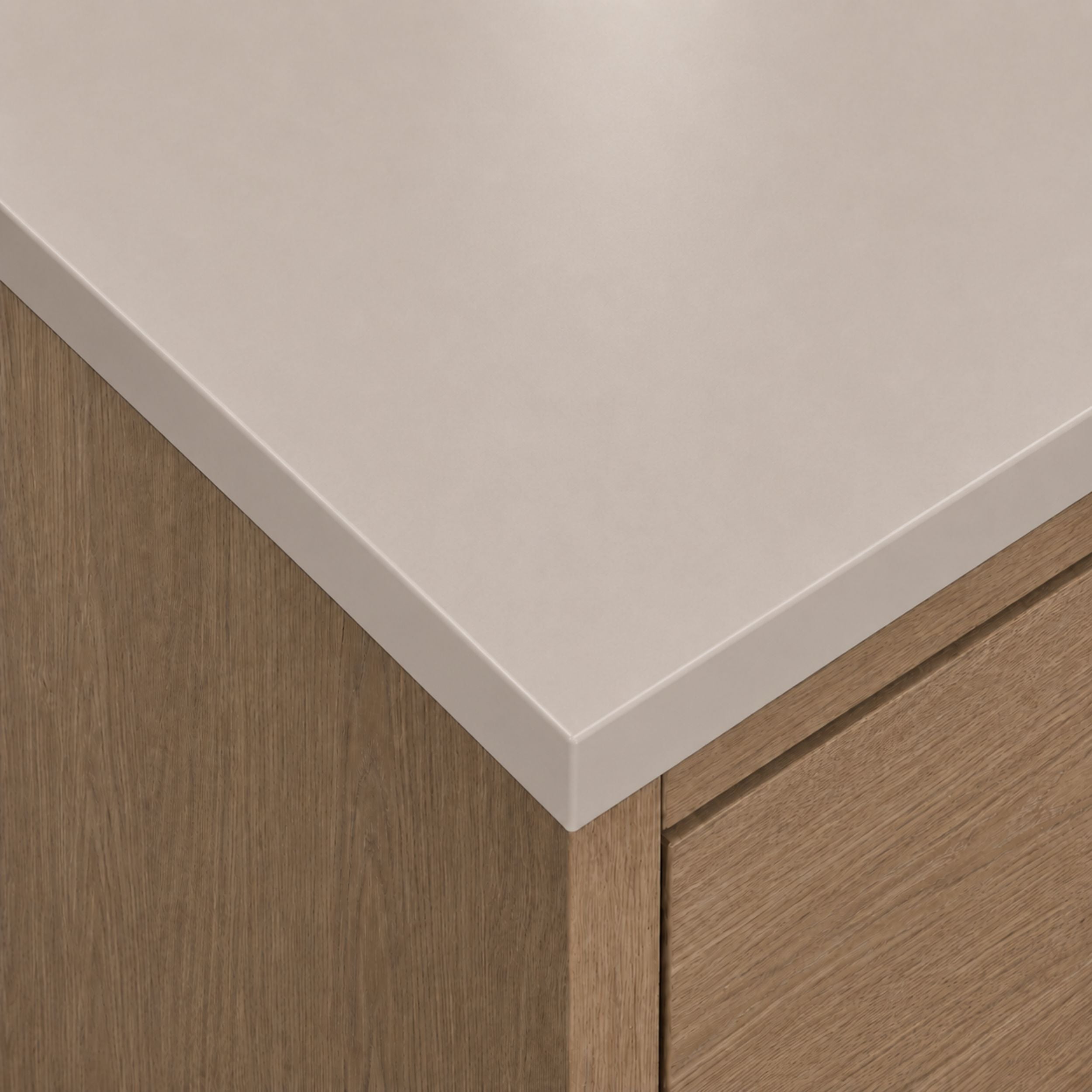 KOLM Blat łazienkowy laminowany do szafki 125cm 125,5×46cm Kaszmir (5981BS)
