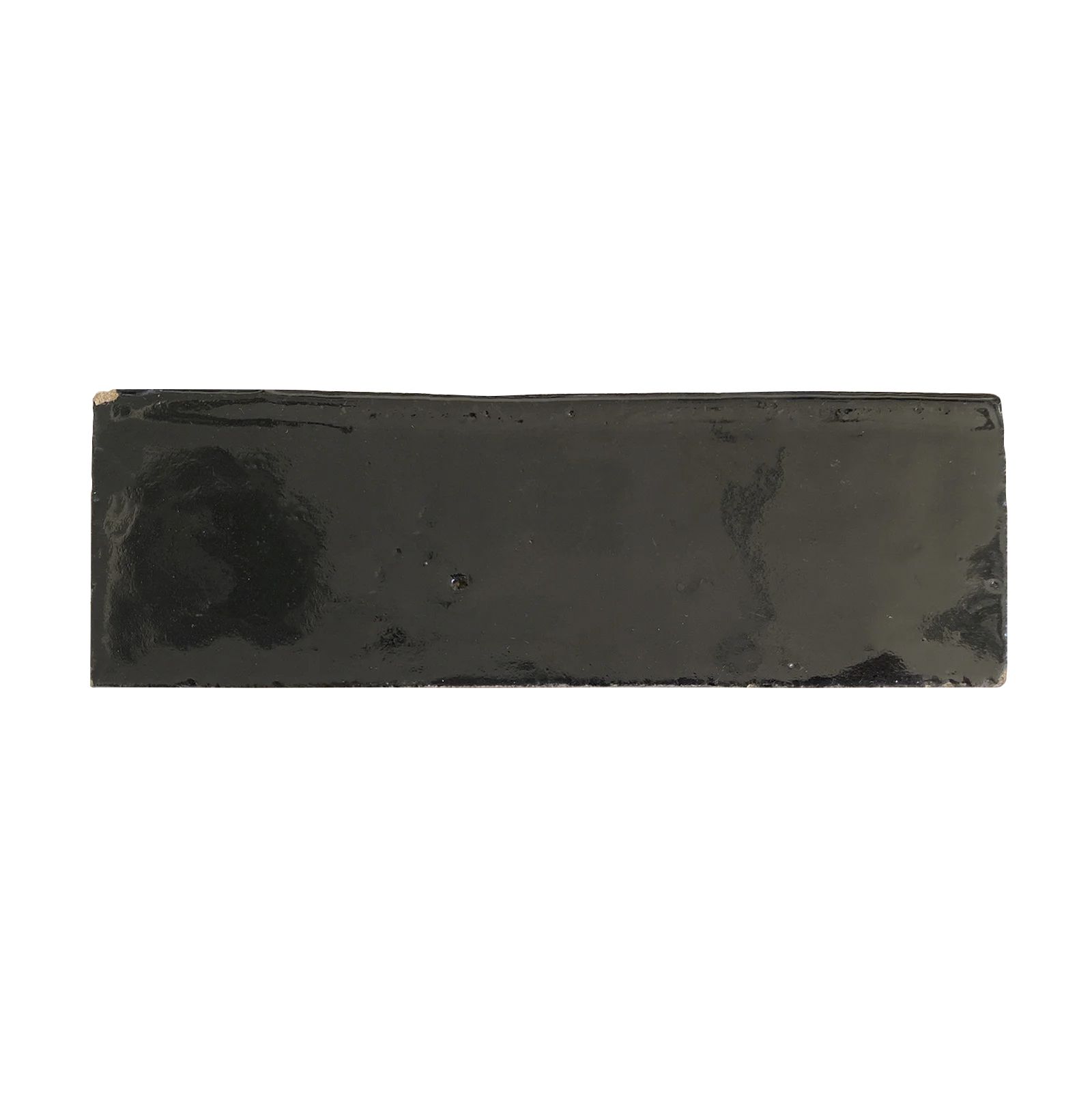 Płytki Zellige bejmat 15×5 cm – marokańskie płytki w kolorze czarnym – 1 m² – płytki ścienne/podłogowe.