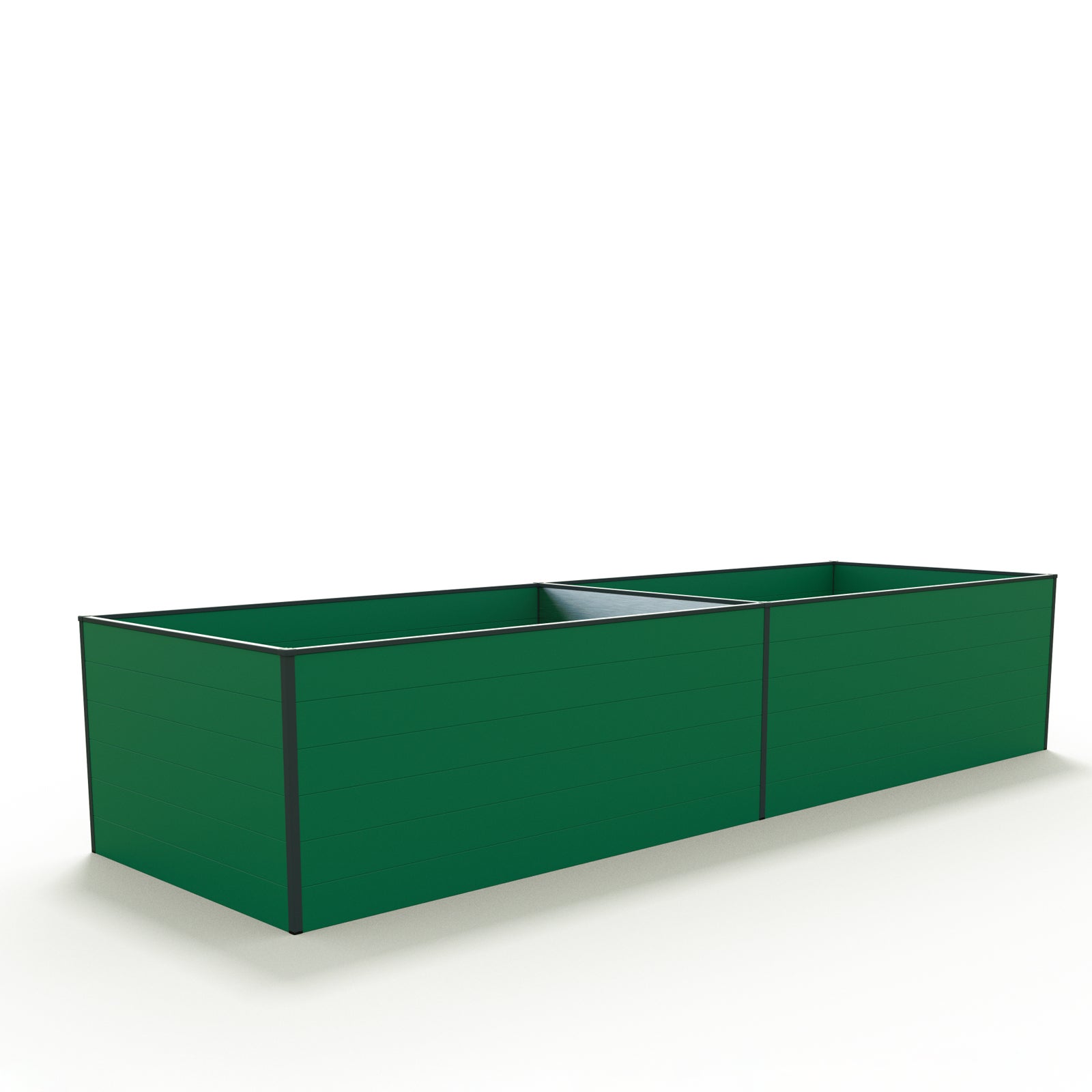 119 x 387 x 77 cm Grzadka podwyzszona, zielony