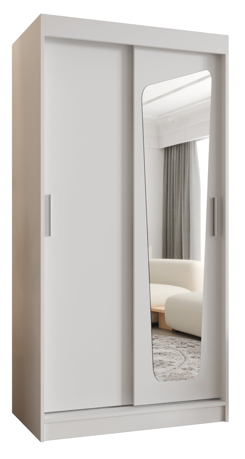 Szafa przesuwna garderoba MOKA 100 x 62 x 200 cm Biały